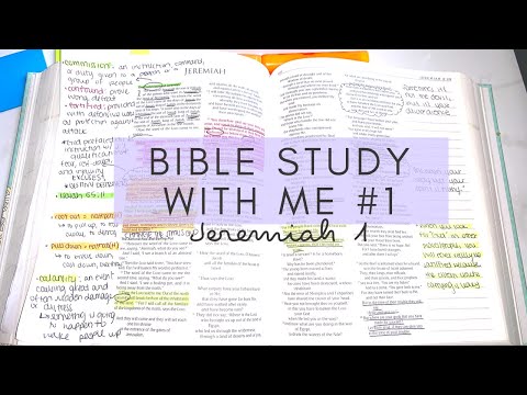 JEREMIAH 1 In-Depth Bible Study With Me | Fall Faith Friday
