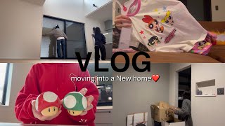 [VLOG]New home🏠|引っ越し前後の様子と新しい生活🦭/バースデイ、西松屋、セリア/保育園準備🎀