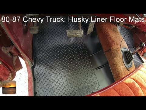 Husky Liner Floor Mats for 1980-1987 Chevy/GMC Trucks