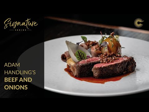 Adam Handling's Wagyu Beef with Onions and Ox Tongue