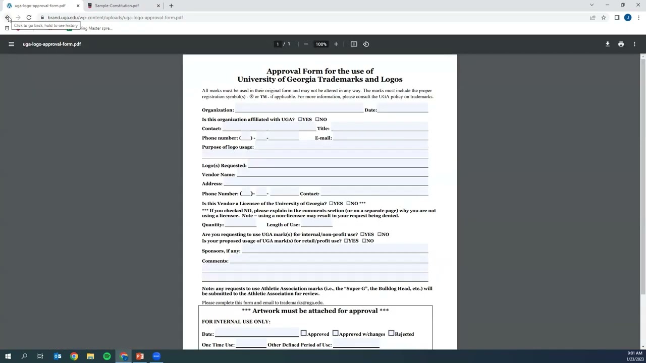 New Organization Registration Module
