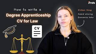 HOW TO WRITE A DEGREE APPRENTICESHIP CV FOR LAW