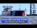 ⚓️ Fastest 1000 Foot Ship RUSHES Into Duluth Low on Fuel