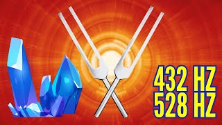 IT'S IN THE VIBRATIONS, Simply Receive! 432 Hz + 528 Hz Tuning Forks (7.83 Hz)