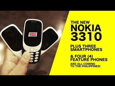 Nokia 3310, Nokia 3, 5 & 6, PLUS Nokia 105, 150, 216 & 330 are arriving in the Philippines