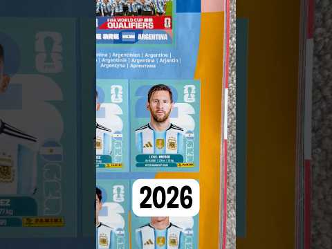 Messi & Ronaldo - Panini World Cup 2026 Stickers - Now & Then! 🐐🔥