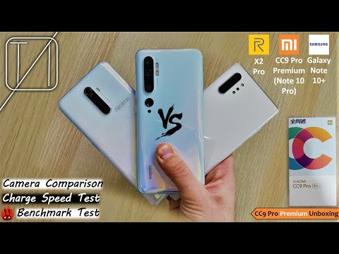 Xiaomi Mi Note 10 Pro (8P Lens) vs Realme X2 Pro vs Galaxy Note 10 Plus