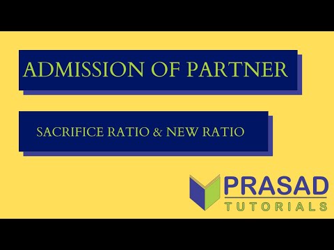 sacrifice ratio|new ratio|admission of partner