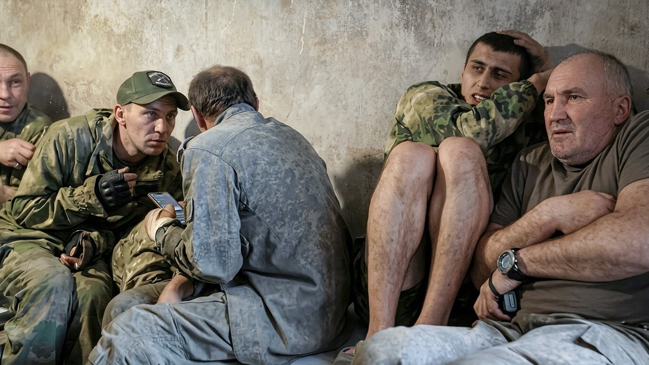 Bombs are raining down; they are trapped with no way out