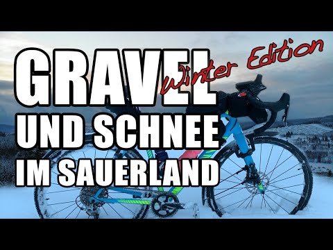 GRAVEL IM SCHNEE | Bikepacking durchs winterliche Sauerland | ohne Übernachtung