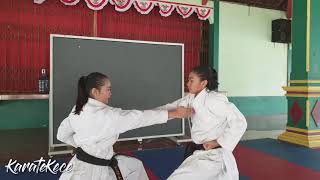 Basic Kihon Shuto Uke, Mae Ashi Geri Chudan, Gedan Barai Nukite & Bunkai [KarateKece]