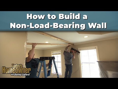 How to Build a Non-Load-Bearing Wall