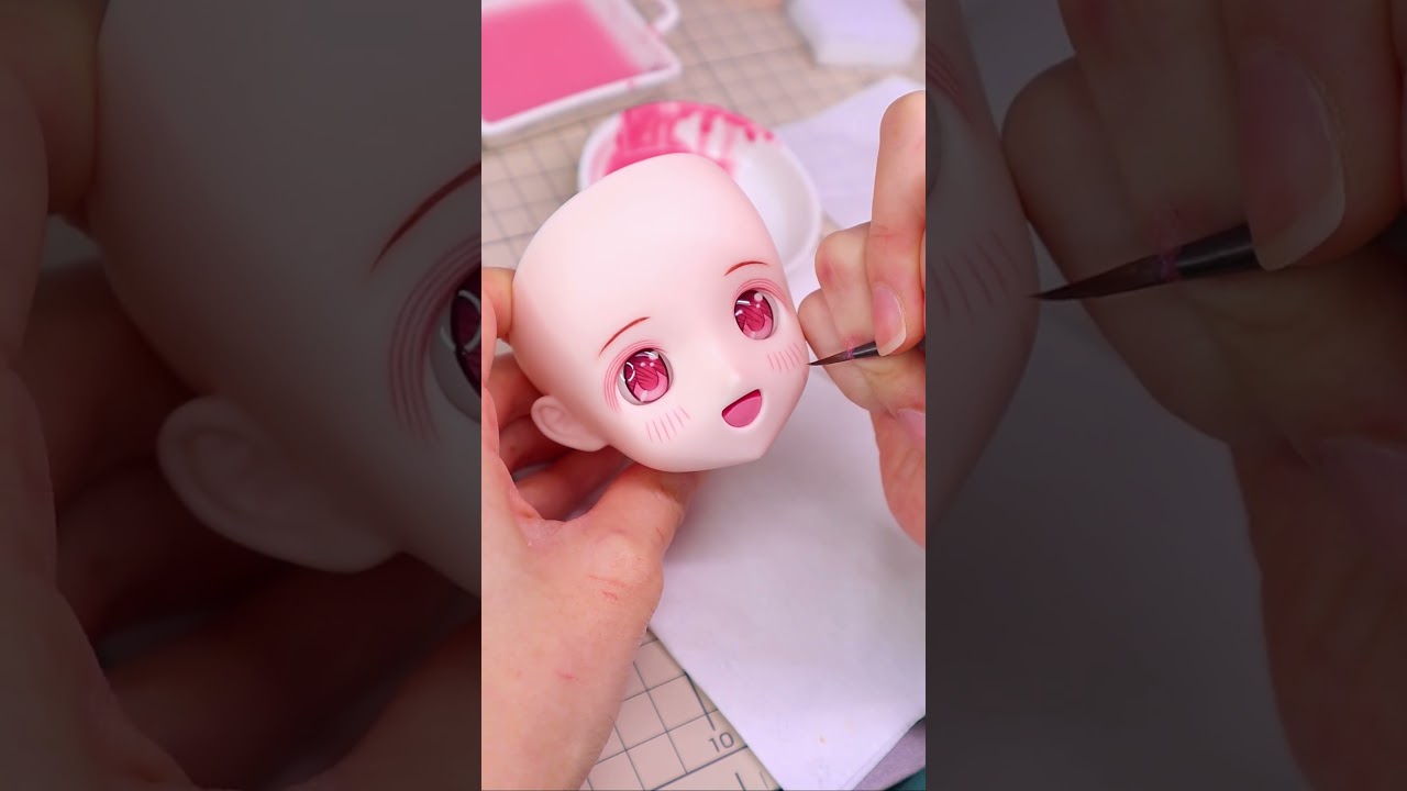【Puella Magi Madoka Magica】MADOKA DOLL MAKE  『魔法少女まどか☆マギカ』まどかちゃんのドール作ってみた！！ショートver#shorts