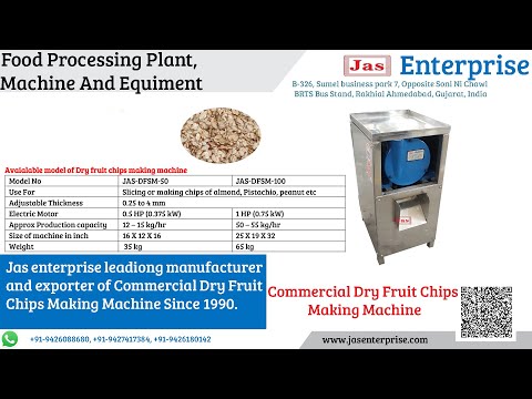 Dry Fruit Chips Machine videos