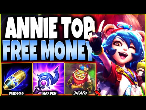 My TEEMO HULK and the FREE MONEY Annie Top Season 12 First Strike Build 🔥 LoL Top Annie s12 Gameplay