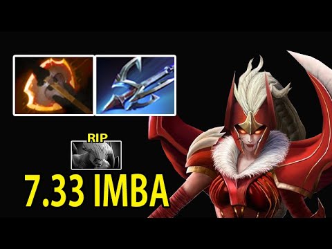IMBA BATTLE FURY LC + Harpoon No Mercy Carry Style Vs Faceless Void 7.33 Gameplay Dota 2