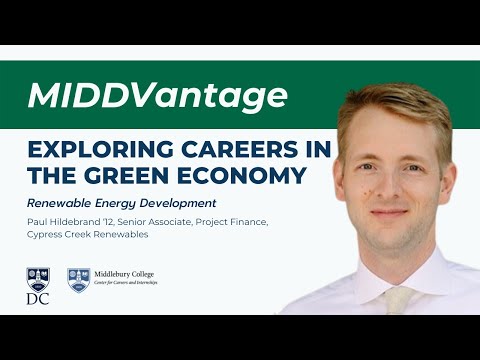 MIDDVantage Exploring Careers in the Green Economy Ep 2 with ...