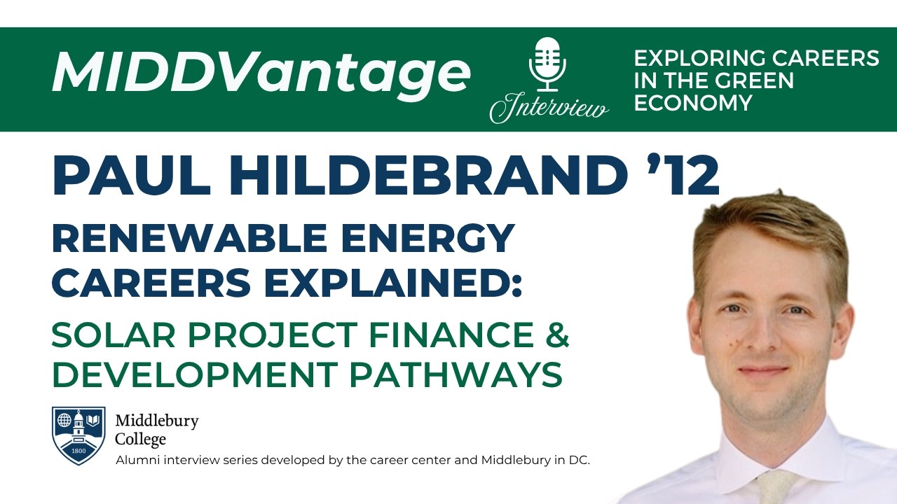 Renewable Energy Careers Explained: Solar Project Finance & Development Pathways | MIDDVantage video thumbnail
