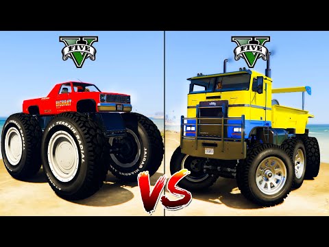 Mega Monster Truck DOMINATES Rally Hauler in GTA 5!