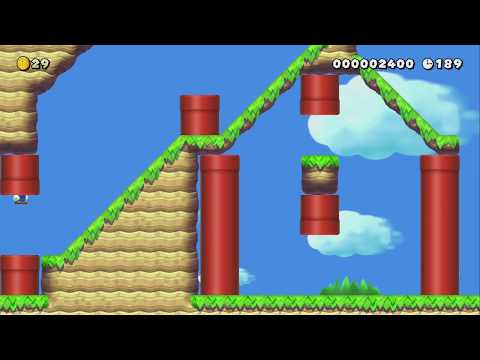 1-3 WallKicking And Pipe Climing by ☆ 𝛾σѕн⍳ ★ - Super Mario Maker 2 - No Commentary 1bw