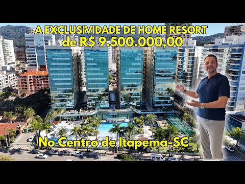 Discover the 4-suite Apartment Facing the Sea in one of the best Home Resorts in Itapema-SC