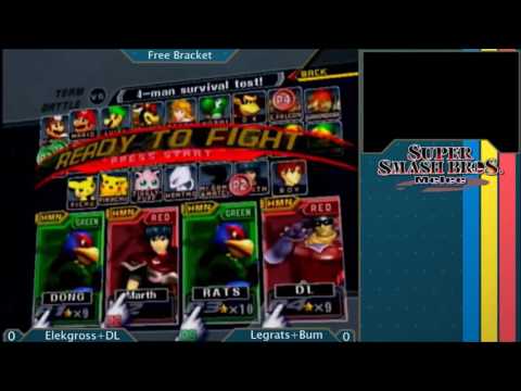 Eelekgross & DL vs Legrats & Bum! - Geeksboro Melee Fest