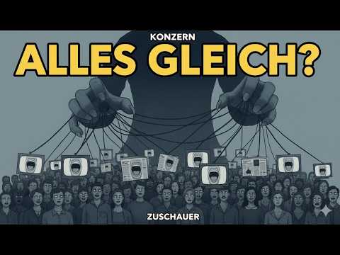 Video Thumbnail: 📺 4 Konzerne kontrollieren 75%: Wie Medienmonopole unsere Meinung machen 📉🤐