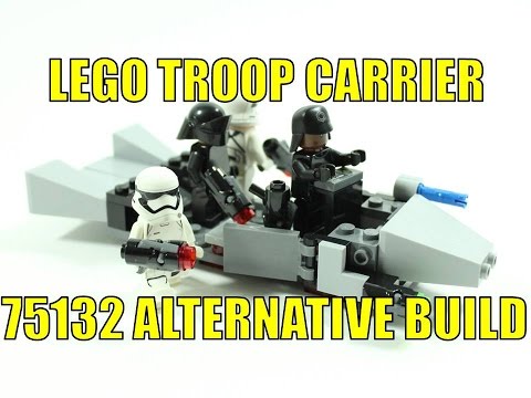 LEGO STAR WARS 75132 ALTERNATIVE BUILD FIRST ORDER TROOP CARRIER Video