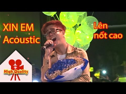 [HQ Fancam] XIN EM Acoustic - Bùi Anh Tuấn live
