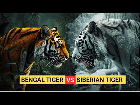 Bengal Tiger vs Siberian Tiger! Who Will Win?