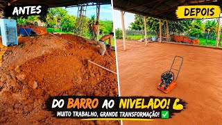 HORA DE COMPACTAR O ATERRO DA NOSSA OBRA,  VEJA