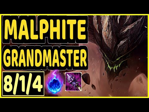 VVERT (MALPHITE) - 8/1/4 KDA TOP GAMEPLAY - BR Ranked GRANDMASTER