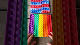🌈 Big Rainbow Size Pop It Fidget Toys Push Bubble Popping Fidget Toys ASMR