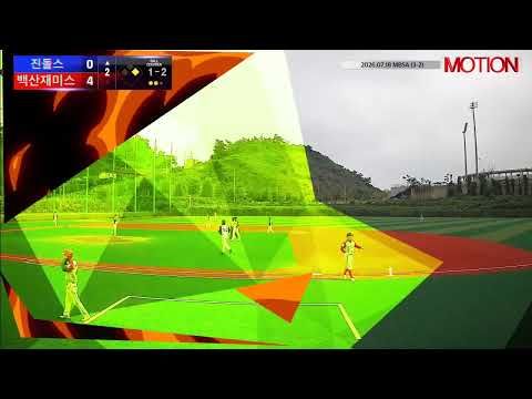 백산재미스 vs 진돌스 경기 영상 | 7/18 (신축구장)