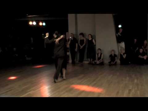  Melina Sedó  and  Detlef Engel  are  dancing  to  the  tango  "  Poema  "