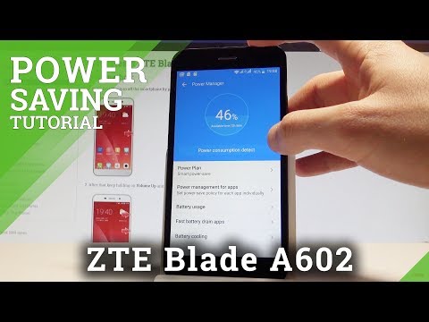 How to Enable Battery Saver on ZTE Blade A602 - Power Saving Mode |HardReset.Info