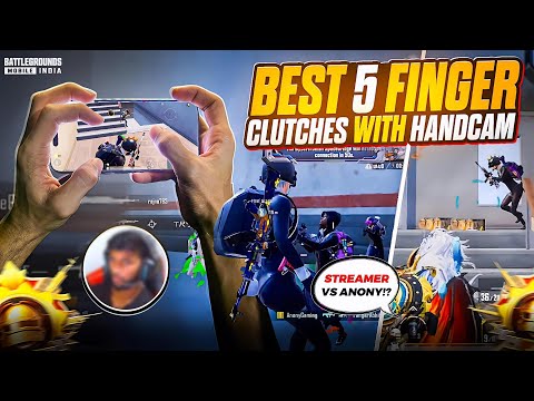 Finally Handcam With Best 1v4 Clutches 🔥 BGMI - PUBG Mobile 