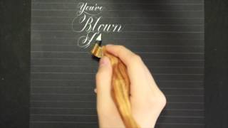 No More by Josh Wilson Written Lyrics in Calligraphy