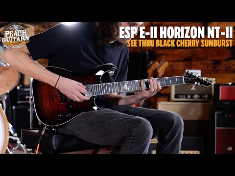 No Talking...Just Tones | ESP E-II Horizon NT-II | See Thru Black Cherry Sunburst