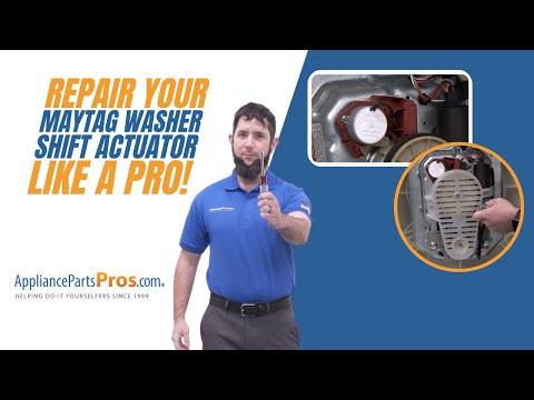 How To Replace A Maytag Washer Shift Actuator WPW10006355