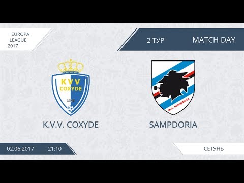 AFL17. Europa League. Group H. Day 2.K.V.V. Coxyde-Sampdoria