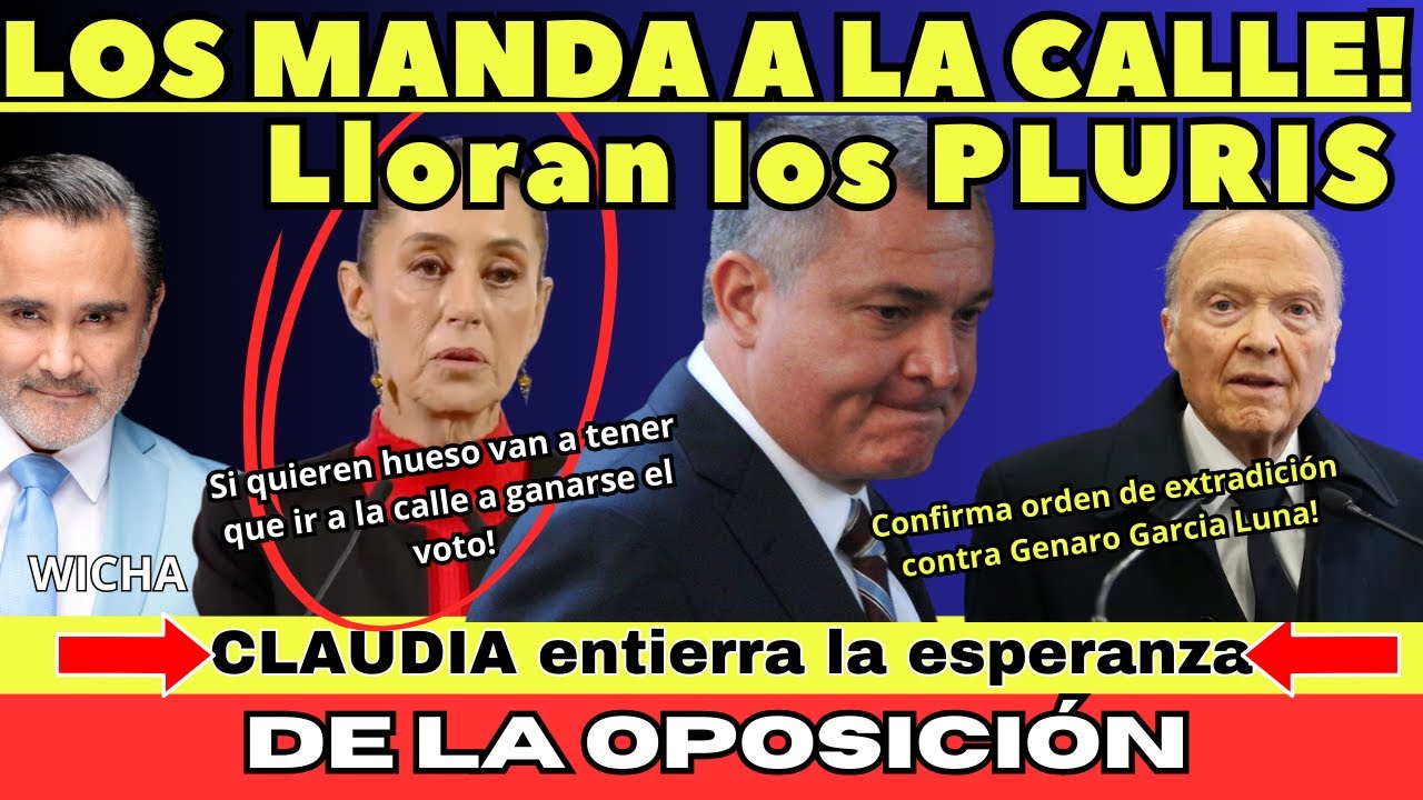 LOS MANDA A LA CALLE CLAUDIA! FUERA PLURIS