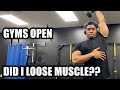 First Real Workout In Over A Month | Did I Loose Any Gains?