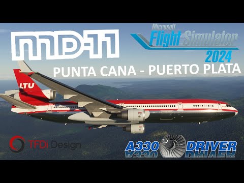 LTU MD-11 Punta Cana - Puerto Plata | Real Airline Pilot