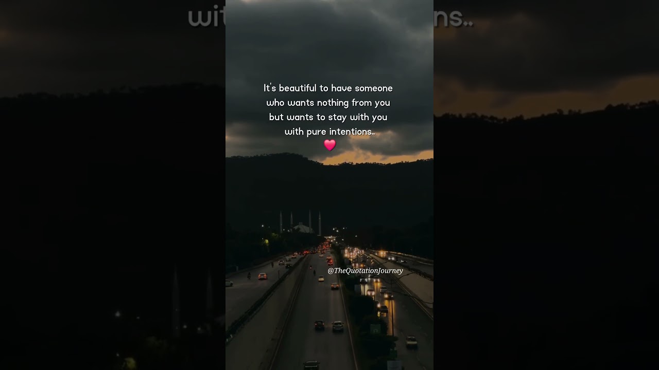 Pure Intentions ❤️✨ | Beautiful to Be Loved for Nothing but You 💕 #TrueLove #LifeTruth #Loyalty