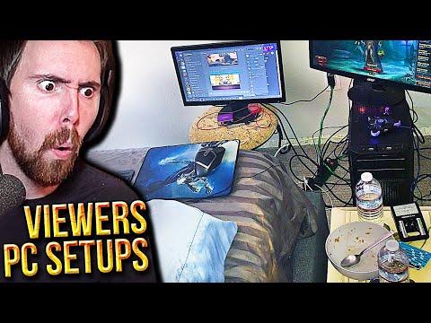 A BED Setup!? Asmongold Roasts His Viewers PC SETUPS | Episode 3
