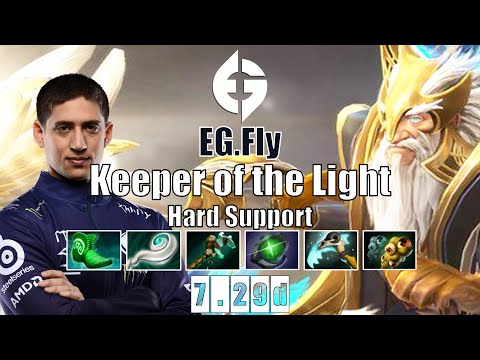 Keeper of the Light Hard Support | EG.Fly | POS 5 KOTL IS TOO IMBA | 7.29d Gameplay Highlights