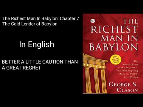 Chapter 7 The Gold Lender of Babylon#The Richest Man In Babylon#Audiobooks#money #wealth