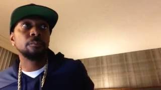 Krayzie Bone chillin in hotel and playing a new song "Those kind of words" (Periscope Livestream)