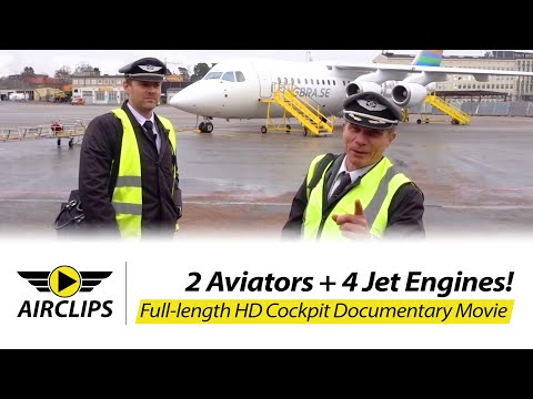 Aviation History & TRUE AVIATORS! BRA Avro RJ100/ BAe 146 Ultimate Cockpit Movie BMA-MMX [AirClips]